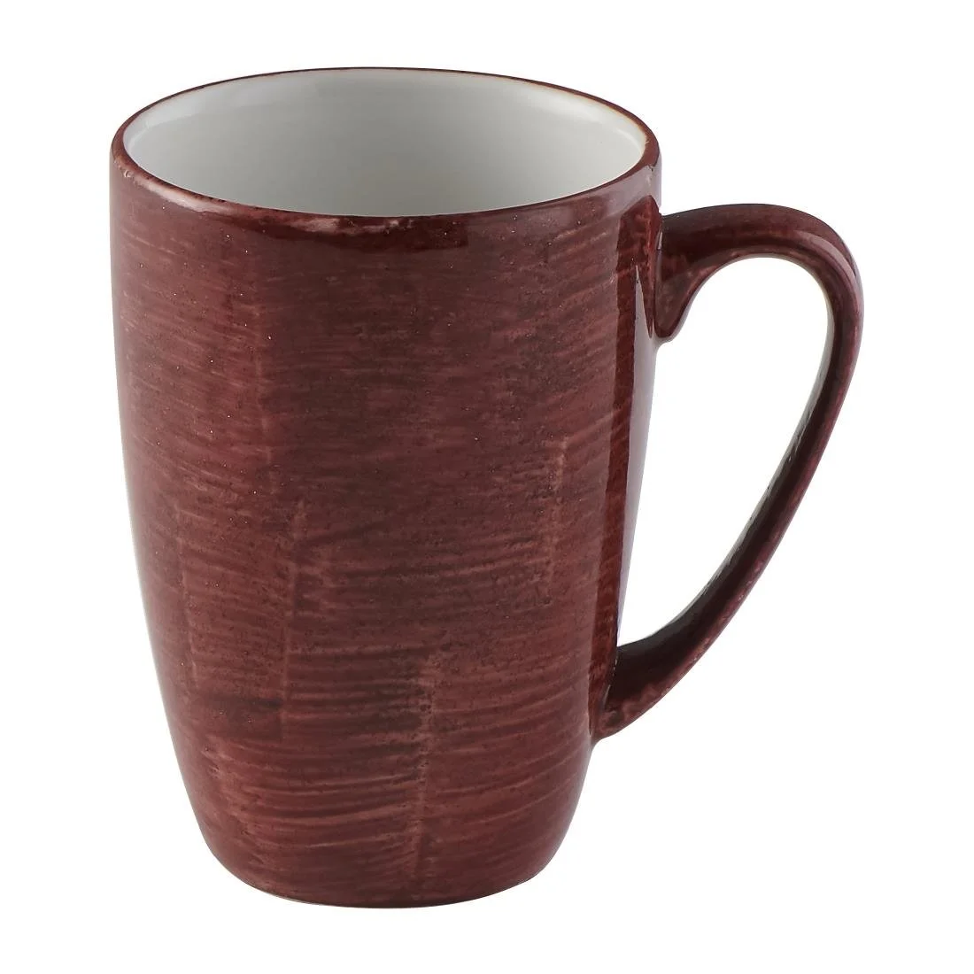Churchill Stonecast Patina Profile Mug Red Rust 340ml (12 Pack) - Image 1