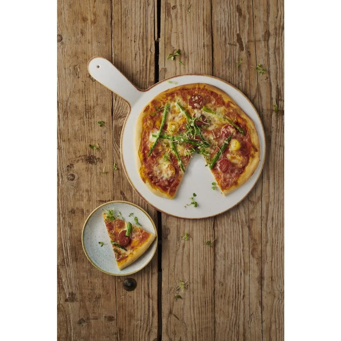 Churchill Stonecast Melamine Round Handled Paddle 318mm (4 Pack) - Image 5