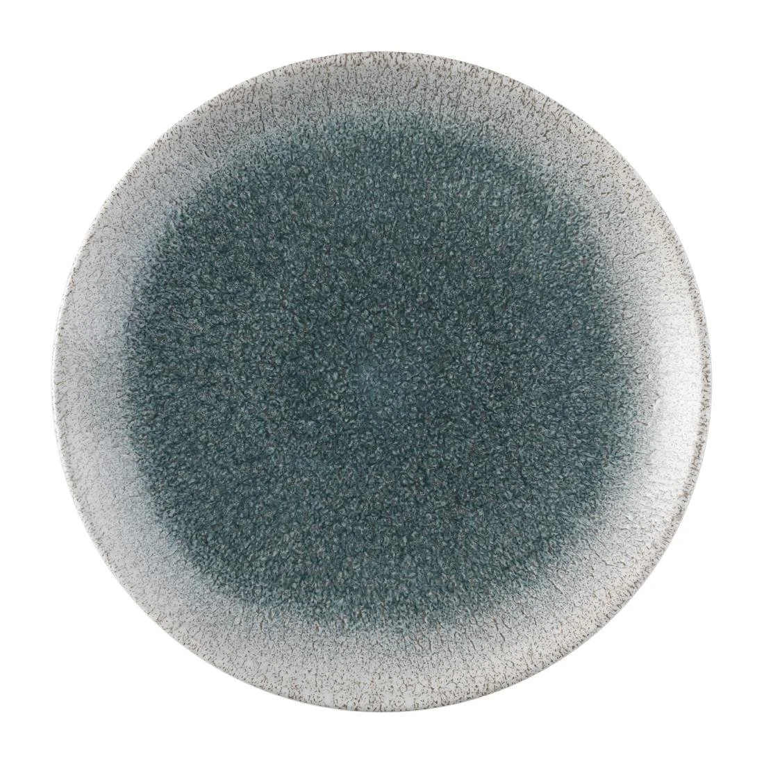 Churchill Raku Duo Agate Evolve Coupe Plate Topaz 219mm (12 Pack) - Image 1