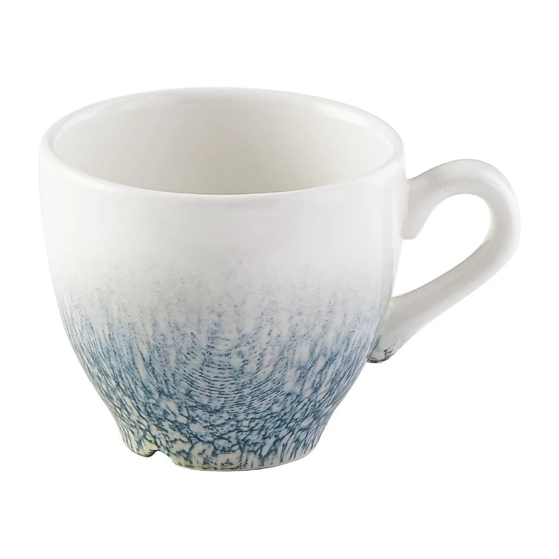 Churchill Raku Duo Espresso Cup Topaz Blue 99ml (12 Pack) - Image 1