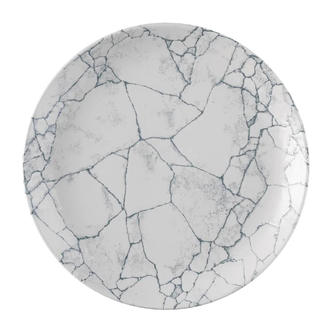 Churchill Studio Prints Kintsugi Pearl Evolve Coupe Plates Grey 286mm (12 Pack)