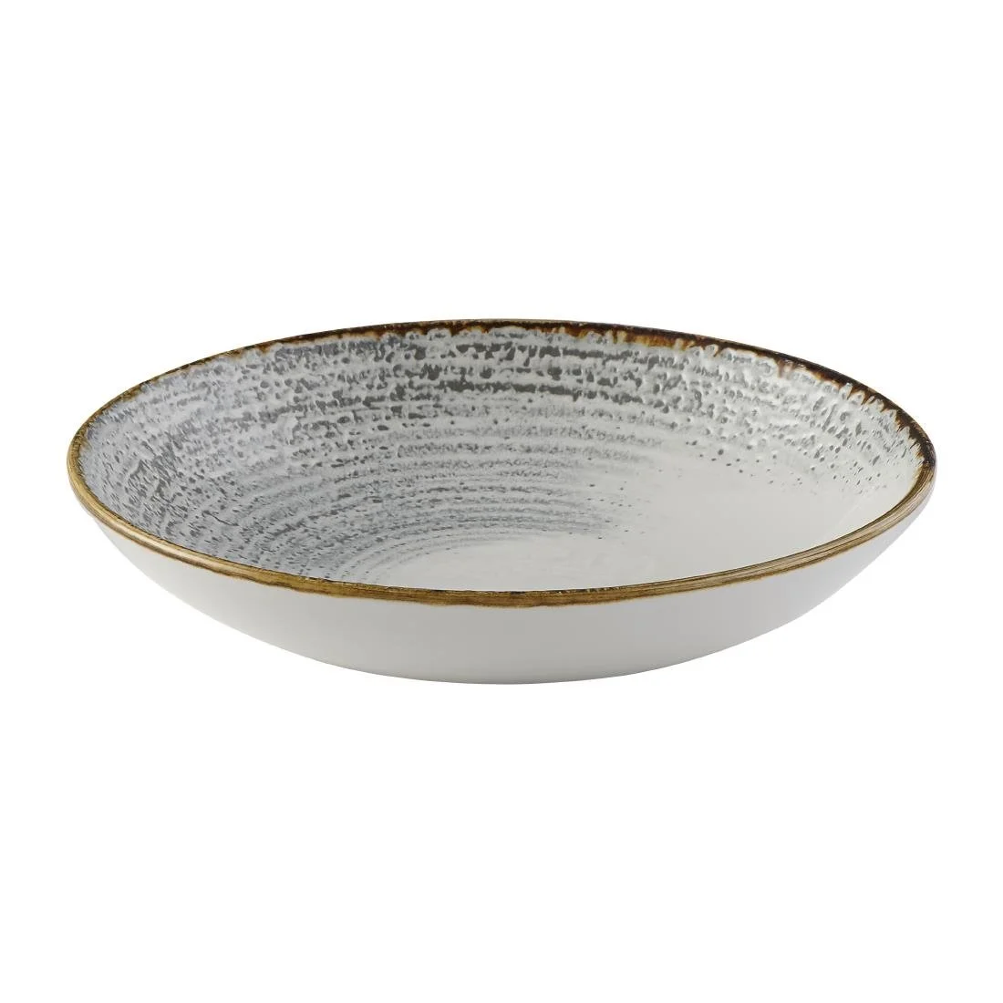 Churchill Studio Prints Homespun Accents Evolve Coupe Bowl Jasper Grey 248mm (12 Pack) - Image 5