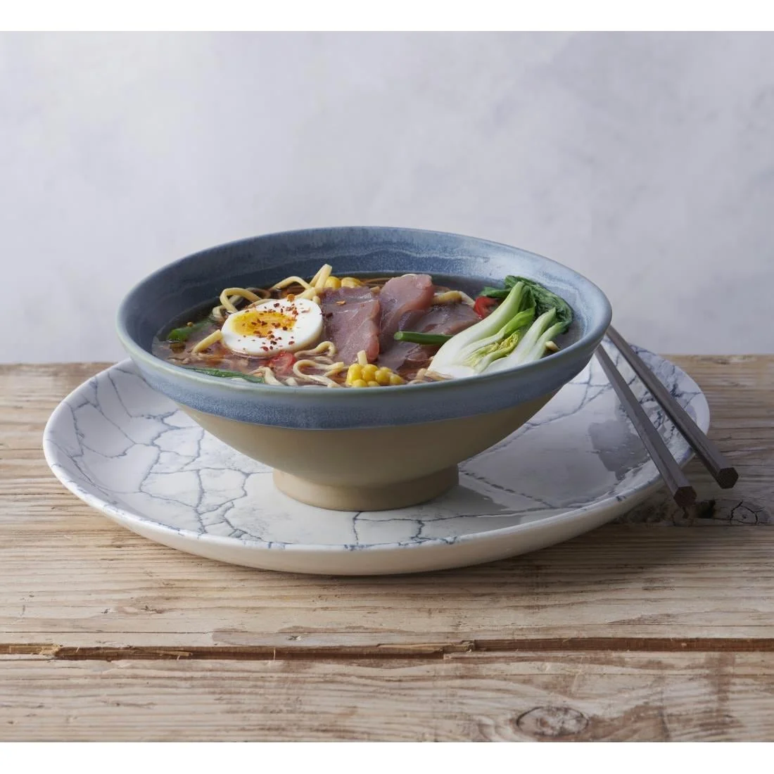 Churchill Emerge Oslo Blue Footed Bowls 200mm (6 Pack) - Image 4