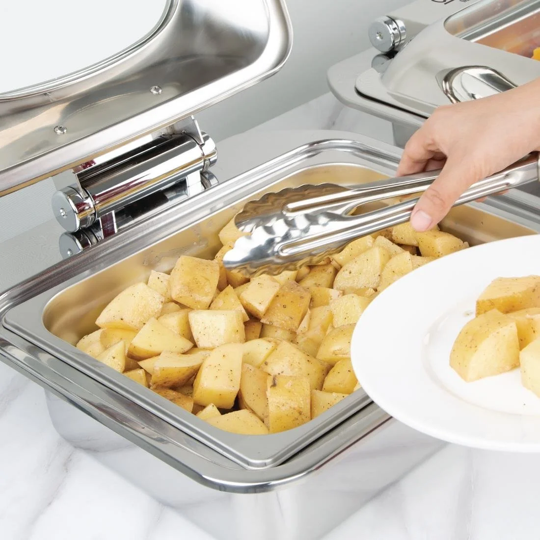 Olympia 1/2 Induction Chafer & Induction Heater Set - Image 12