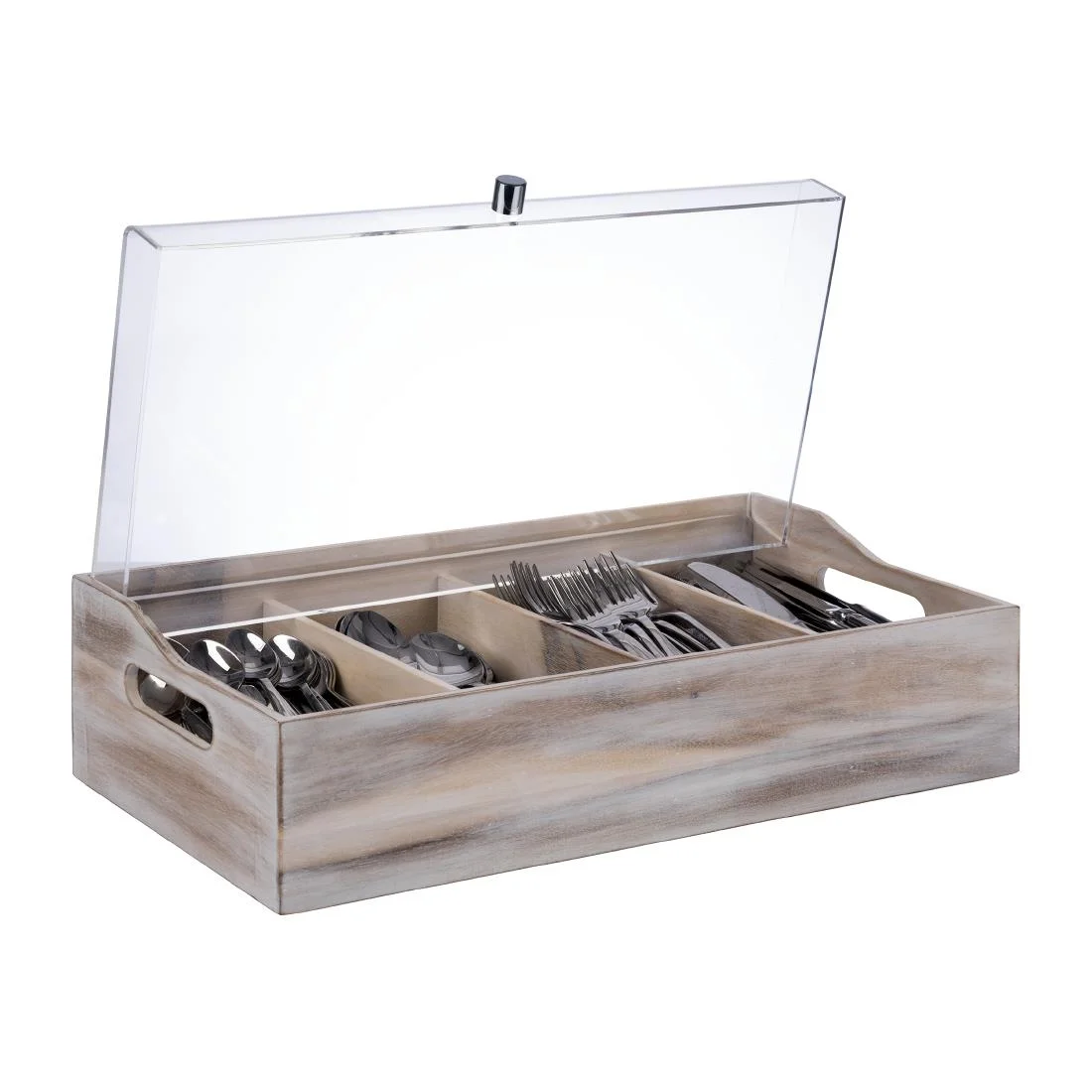 APS Cutlery Tray With Cover 510 x 280mm - Image 2