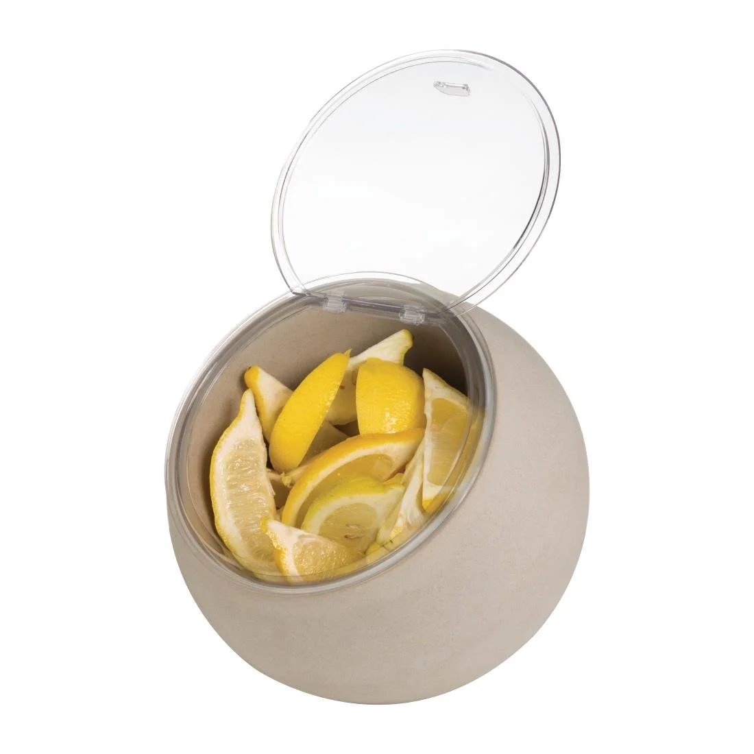 APS Moon Serving Bowl and Lid Grey 190mm - Image 3