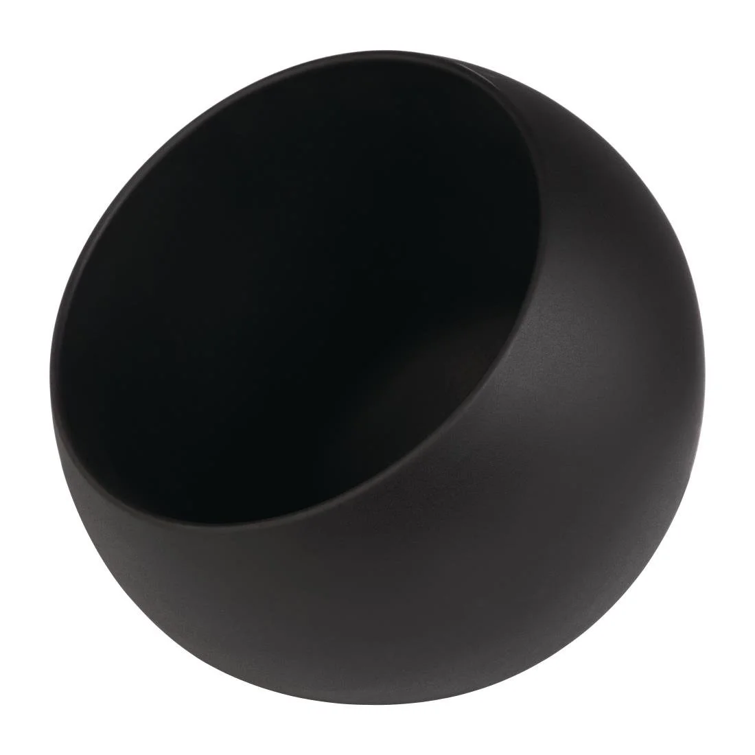 APS Moon Serving Bowl and Lid Black 190mm - Image 1