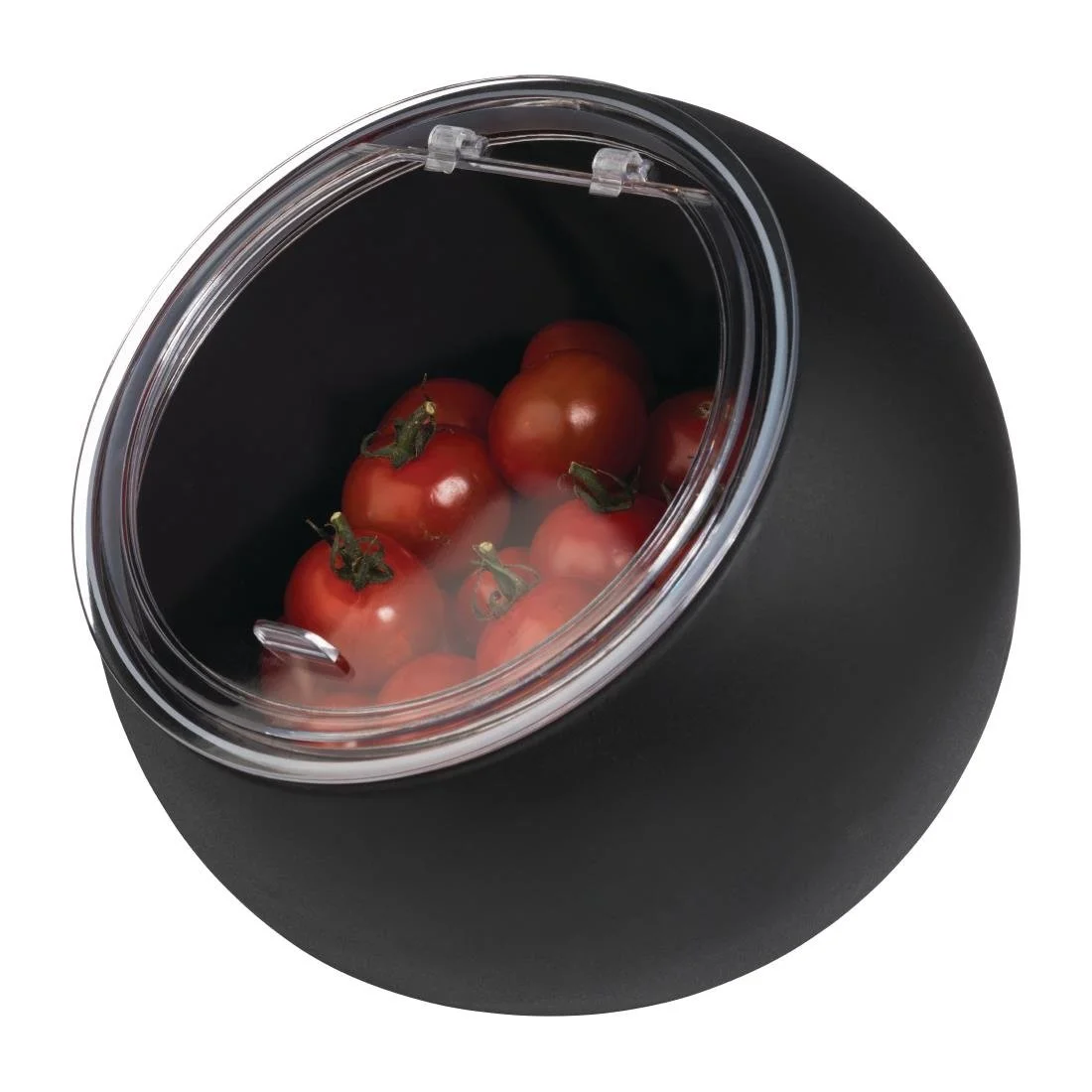 APS Moon Serving Bowl and Lid Black 190mm - Image 3