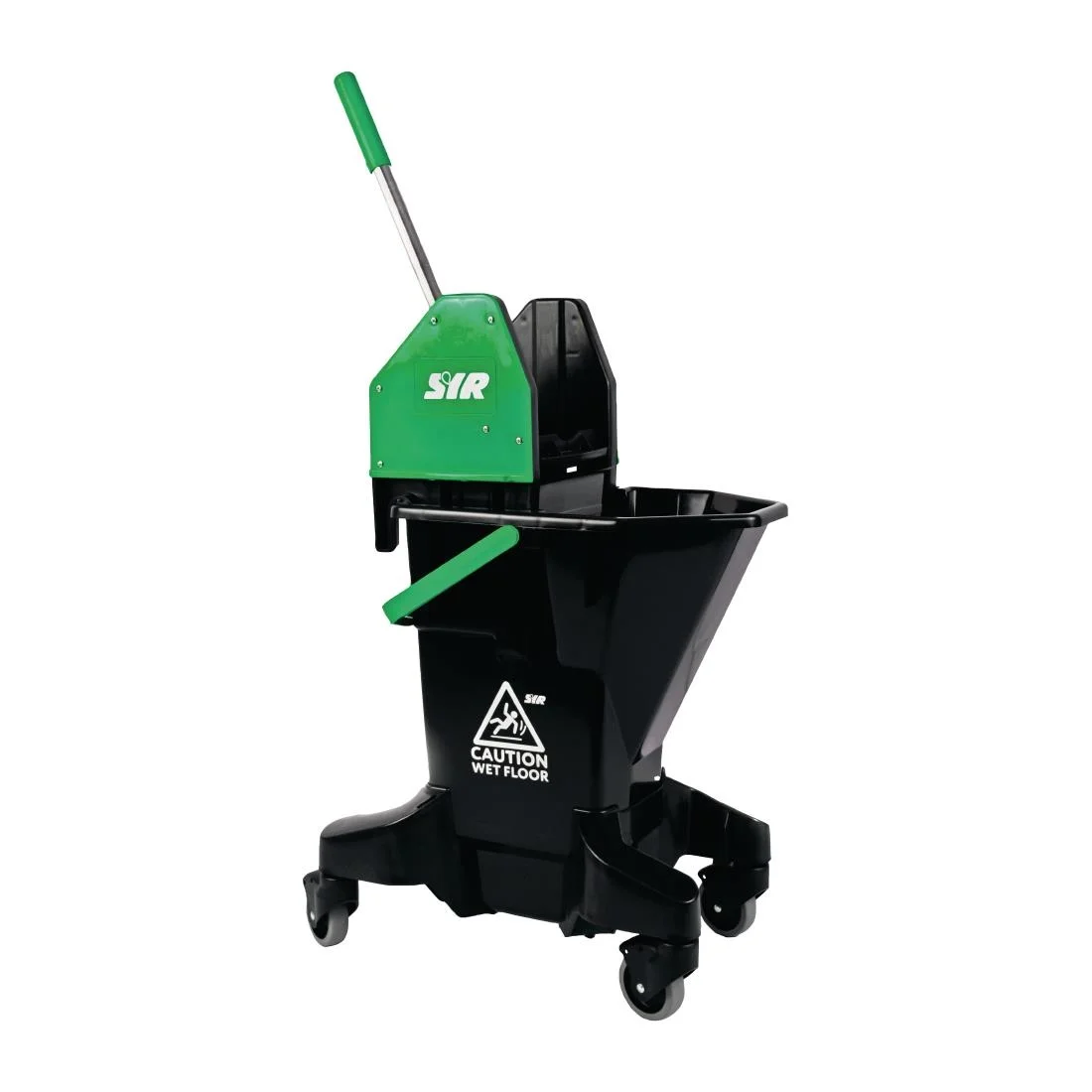 SYR Long Tall Sally Recycled Plastic Mop Bucket & Wringer 16Ltr Green