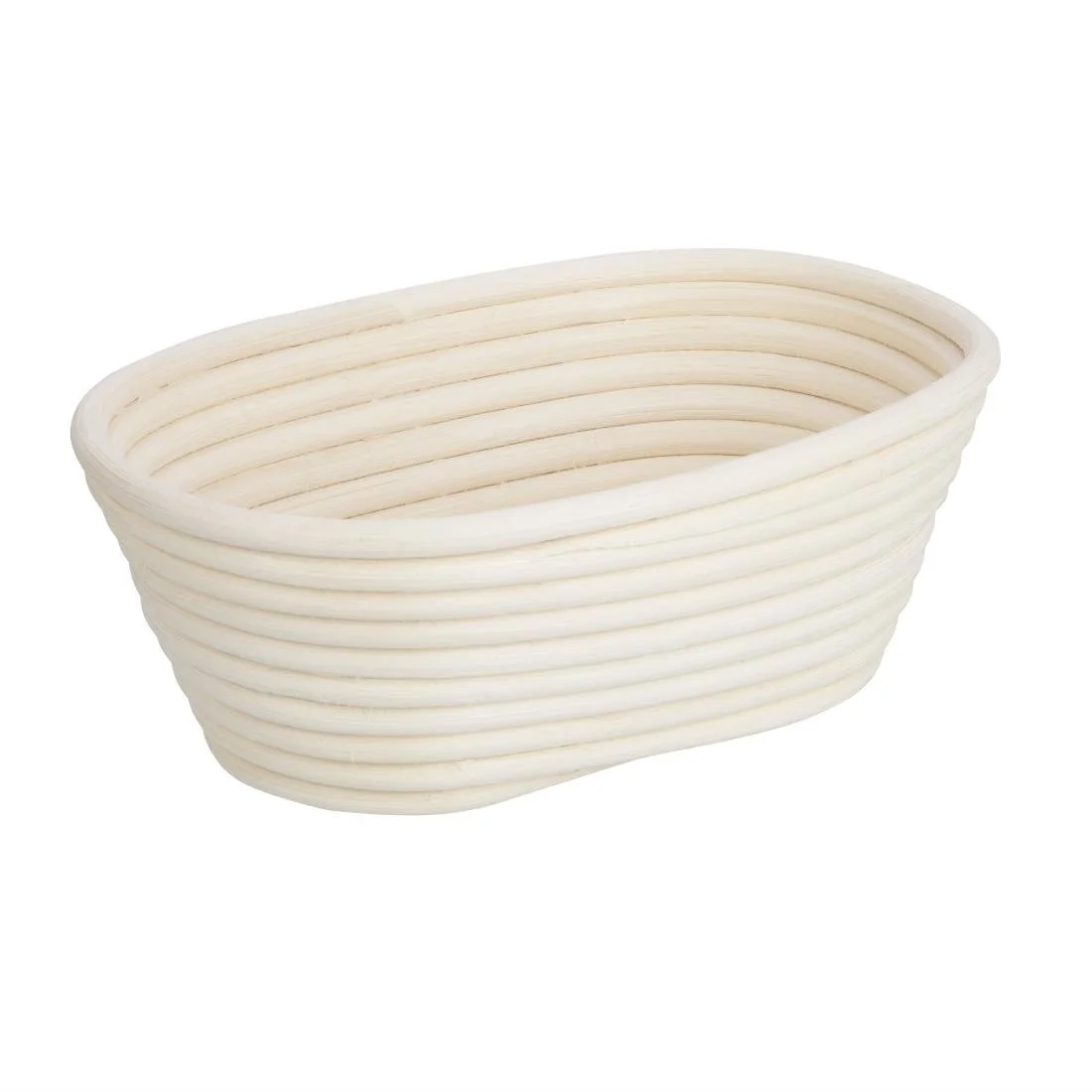 Vogue Rattan Proving Round Basket 220x80mm - Image 1