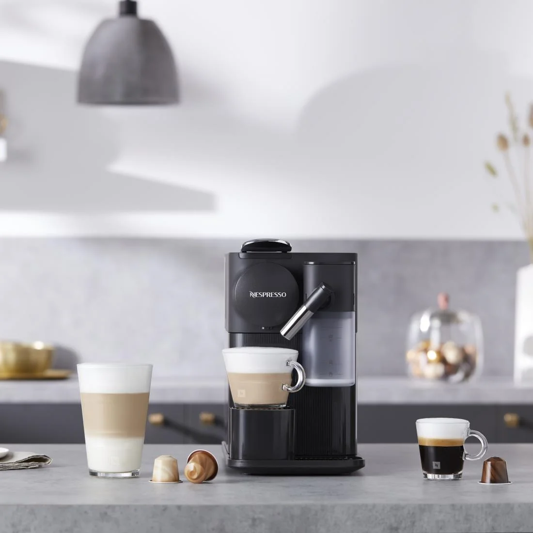 DeLonghi Nespresso Lattissima One Coffee Machine Black - Image 2