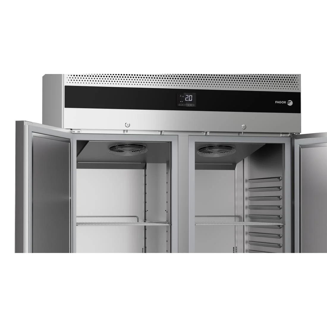 Fagor Advance Gastronorm Upright Cabinet Fridge 2 Door AUP-22G CR - Image 3