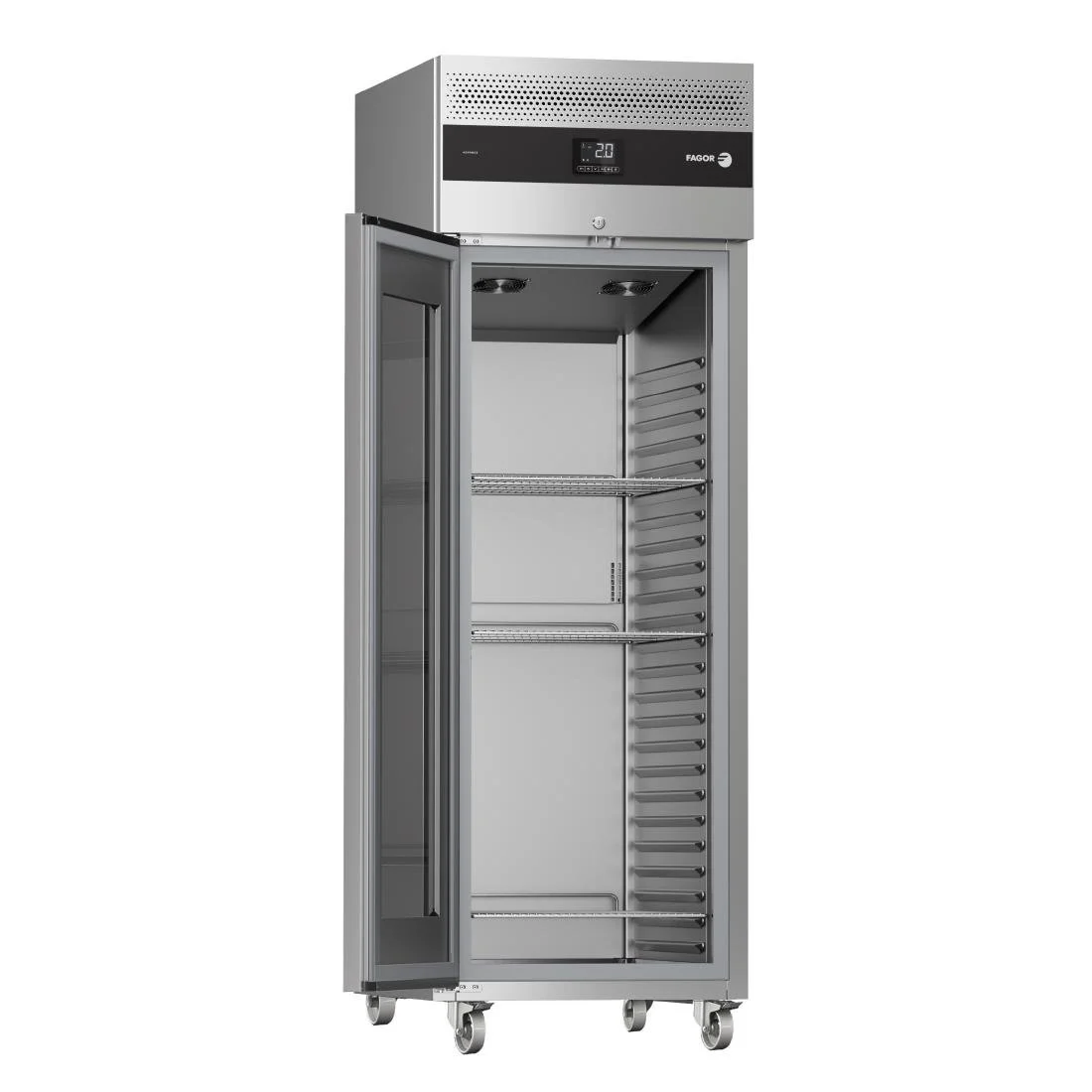 Fagor Advance Gastronorm Upright Cabinet Display Fridge 1 Door AUP-11G GD - Image 2