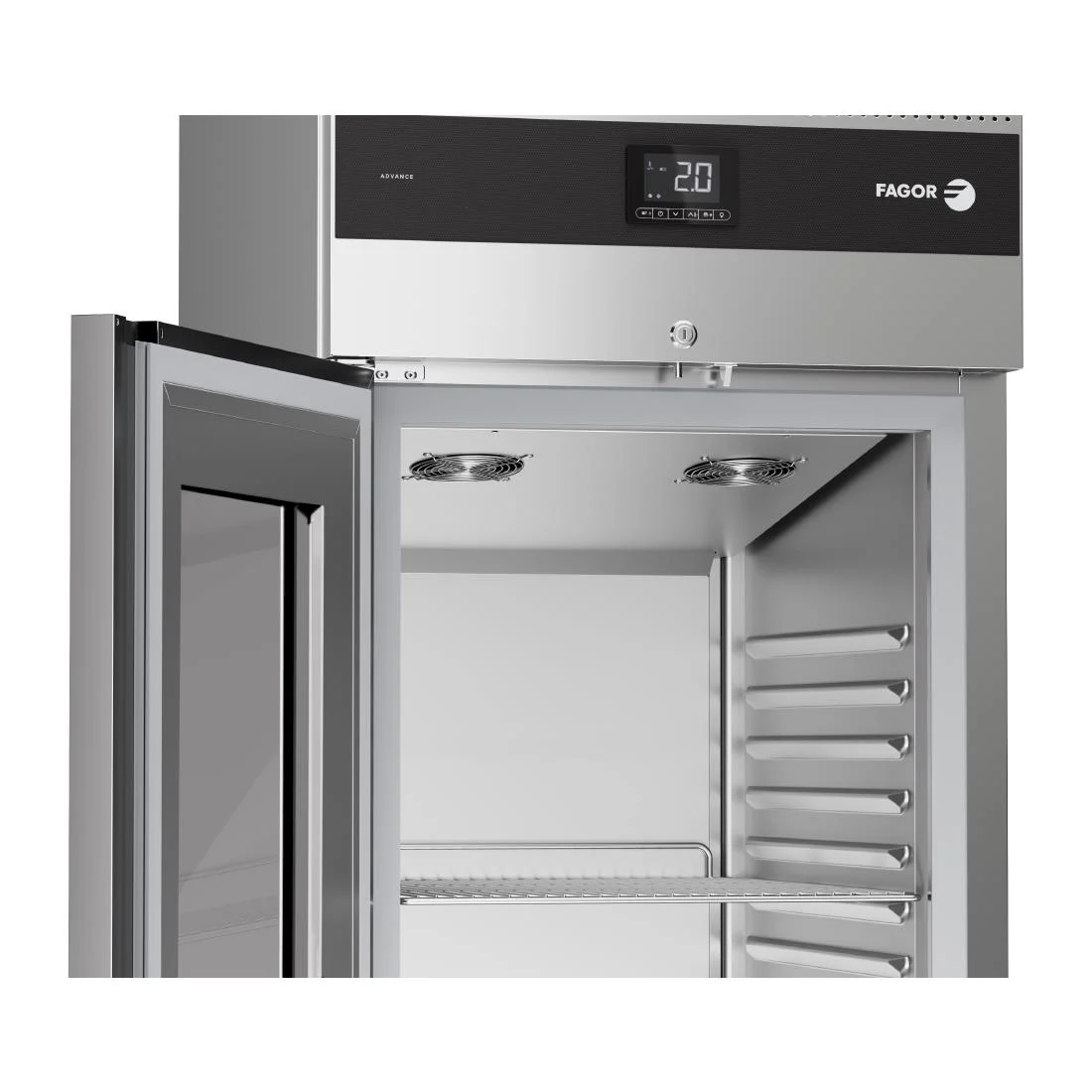 Fagor Advance Gastronorm Upright Cabinet Display Fridge 1 Door AUP-11G GD - Image 3