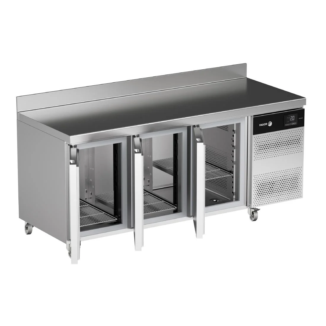Fagor Advance 700 3 Door Gastronorm Counter Fridge ACP-3G - Image 4