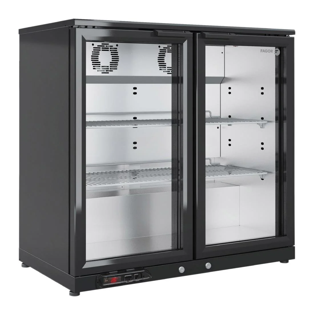 Fagor EERM Series Back Bar Cooler 2 Door Black EERM-2