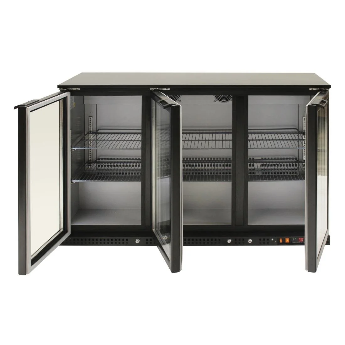 Fagor EERM Series Back Bar Cooler 3 Door Black EERM-3 - Image 2