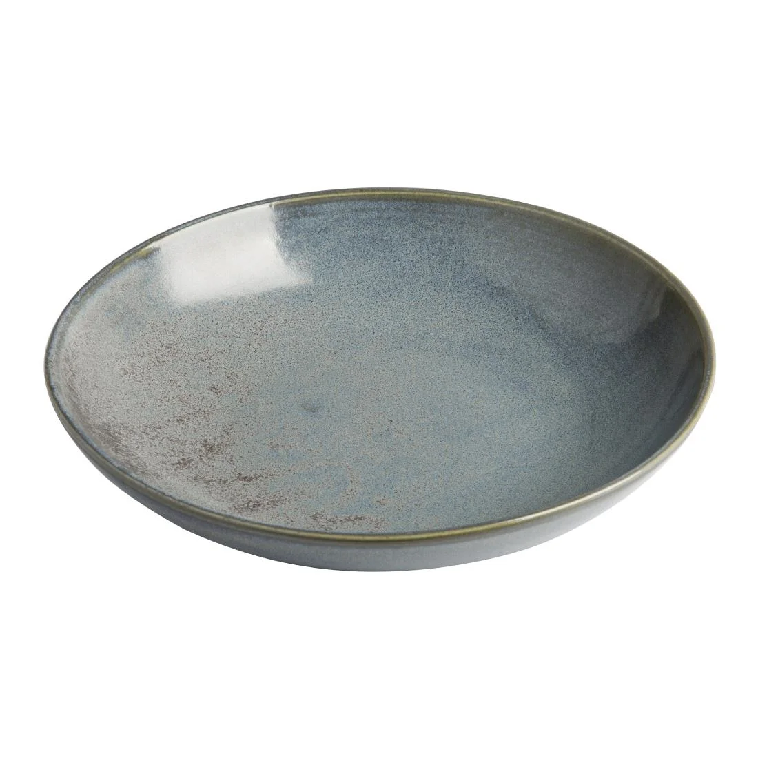 Olympia Ember Low Coupe Bowls Blue 230mm (4 Pack)
