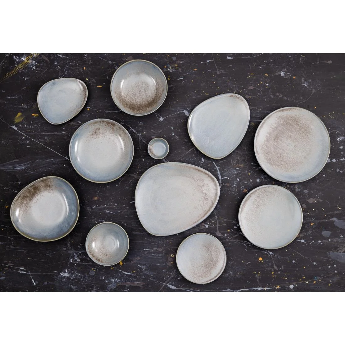 Olympia Ember Blue Coupe Plates 180mm (6 Pack) - Image 8