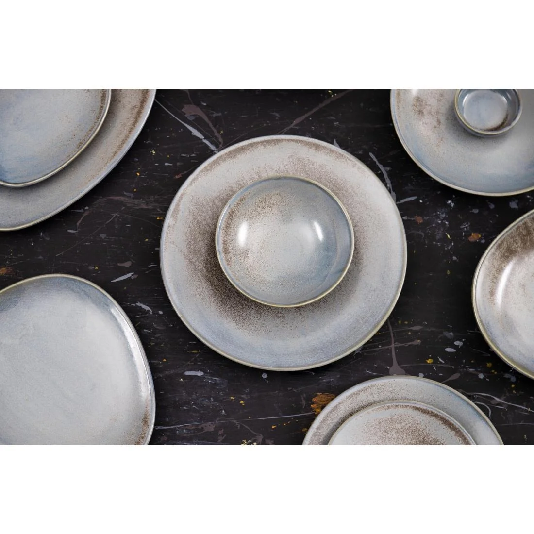 Olympia Ember Coupe Plates Blue 275mm (4 Pack) - Image 11