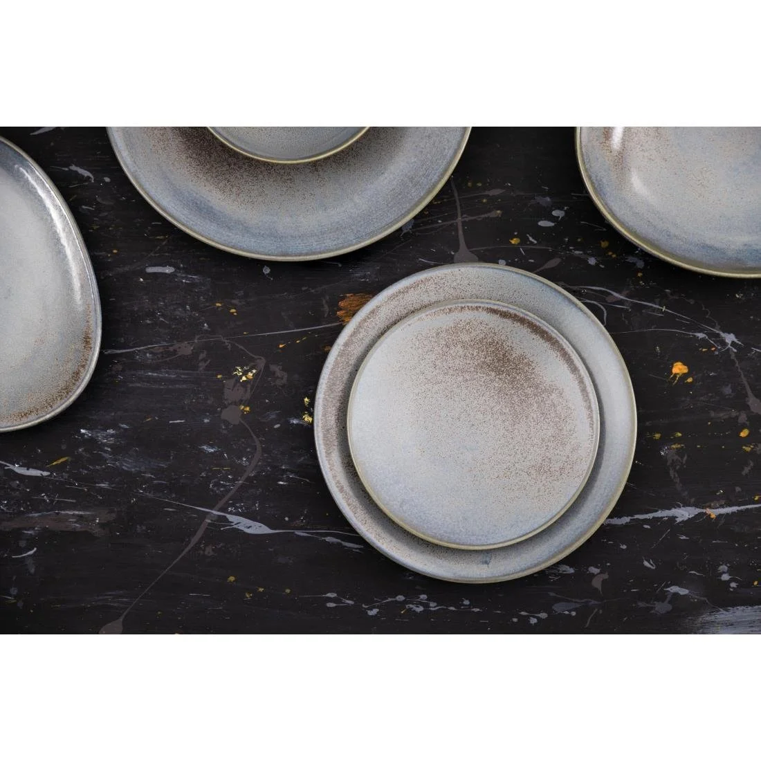 Olympia Ember Triangle Plates Blue 250mm (6 Pack) - Image 10