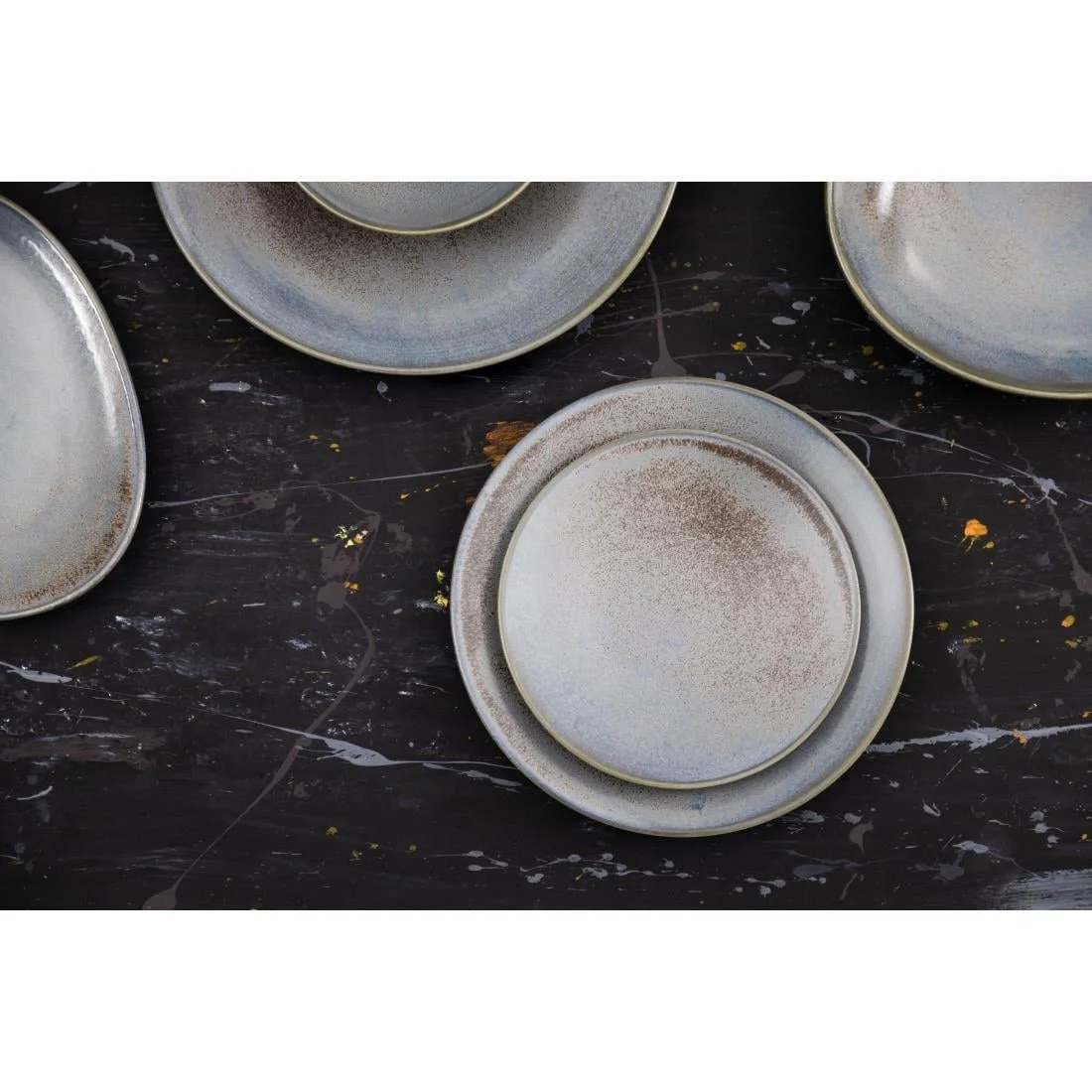 Olympia Ember Blue Coupe Plates 180mm (6 Pack) - Image 9