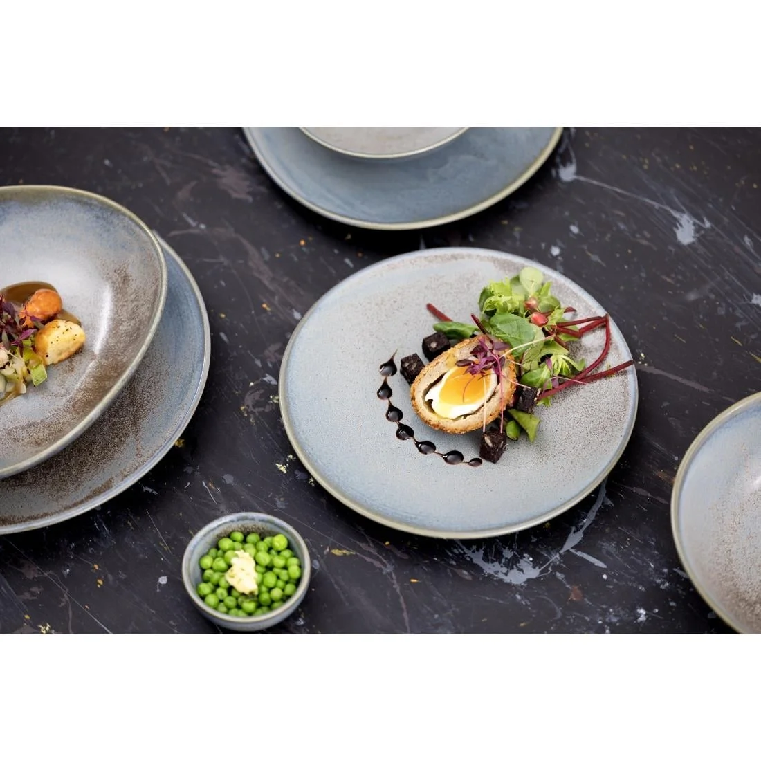 Olympia Ember Blue Coupe Plates 180mm (6 Pack) - Image 10