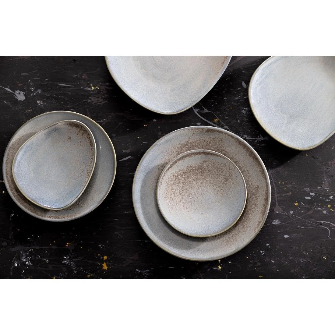 Olympia Ember Coupe Plates Blue 275mm (4 Pack) - Image 16