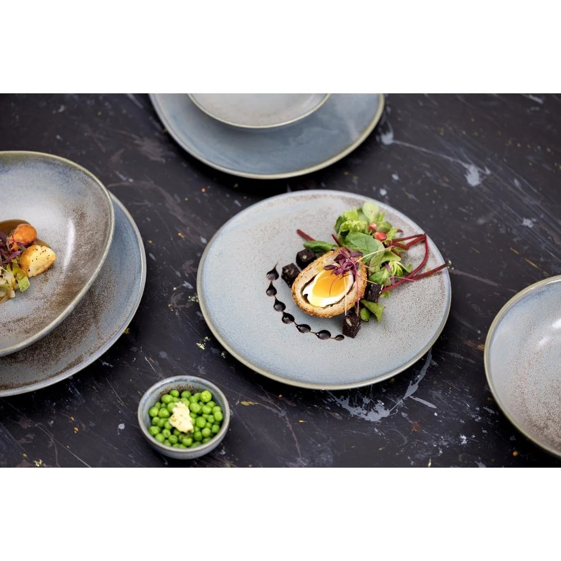 Olympia Ember Coupe Plates Blue 230mm (6 Pack) - Image 18