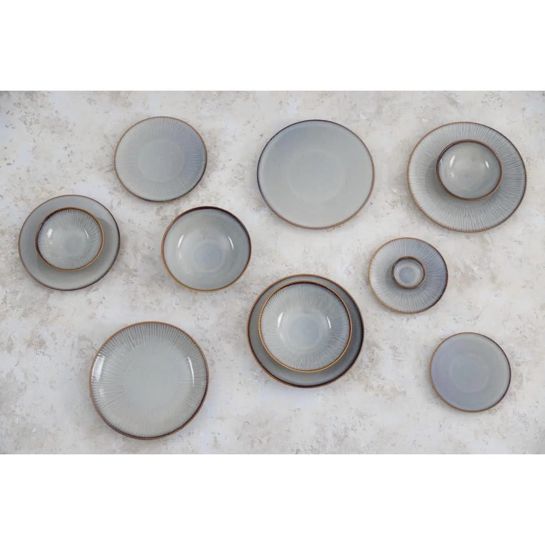 Olympia Drift Plain Coupe Low Bowls 260mm (4 Pack) - Image 4