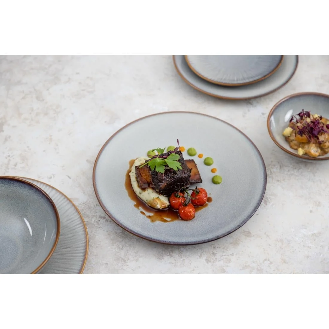Olympia Drift Embossed Coupe Plates 180mm (6 Pack) - Image 7