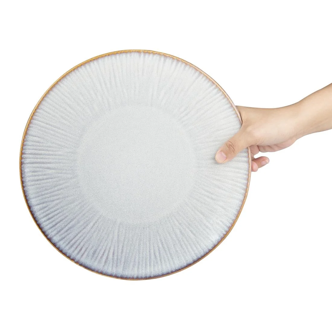Olympia Drift Embossed Coupe Plates 280mm (4 Pack) - Image 9