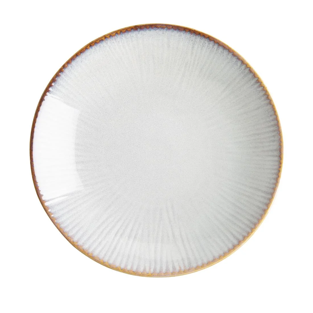 Olympia Drift Embossed Coupe Low Bowls 260mm (4 Pack)