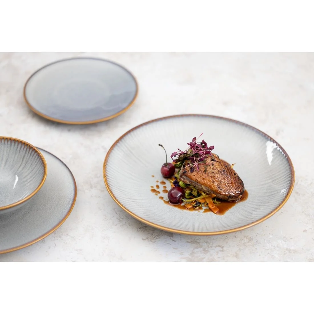 Olympia Drift Plain Coupe Plates 280mm (4 Pack) - Image 10