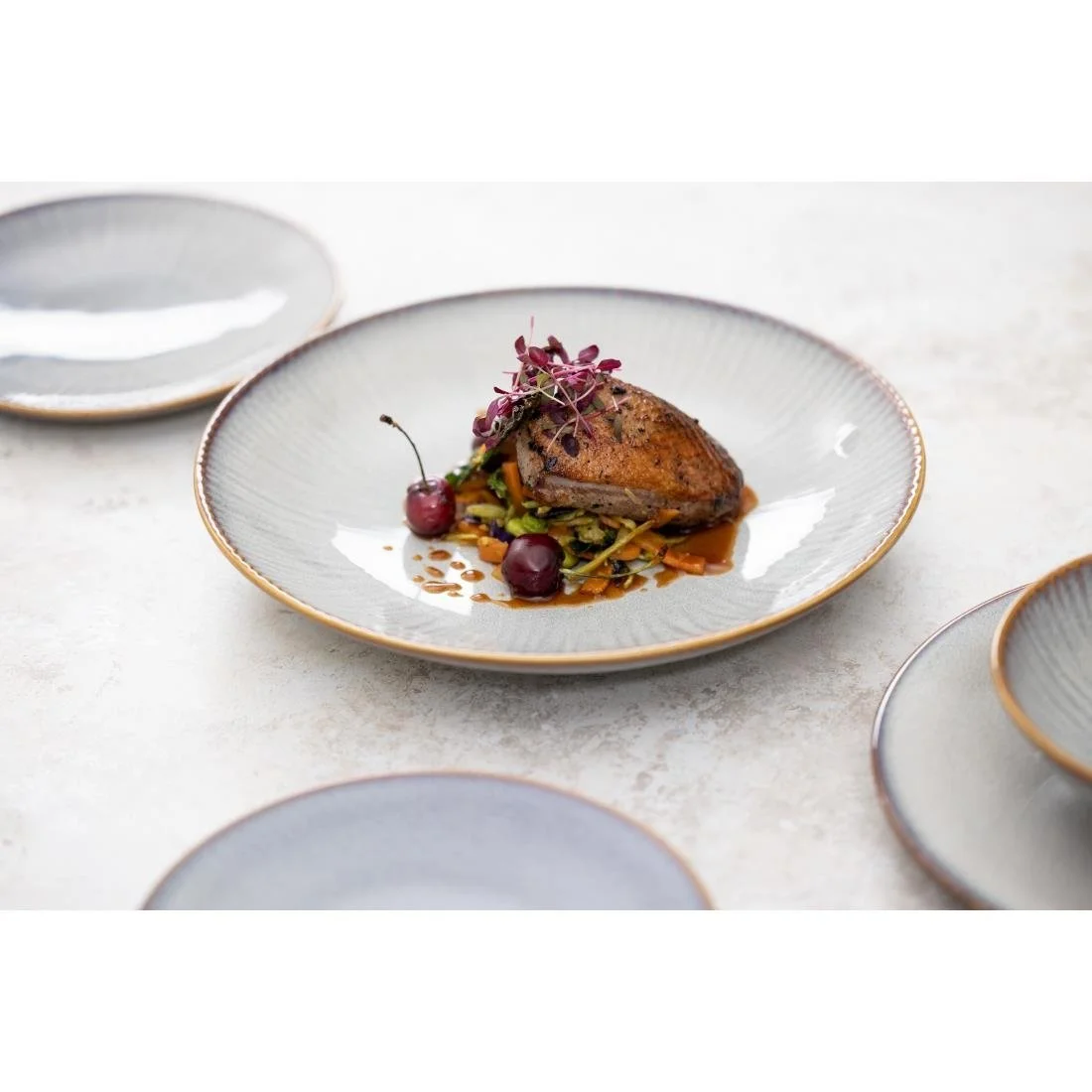 Olympia Drift Embossed Coupe Bowls 155mm (6 Pack) - Image 12