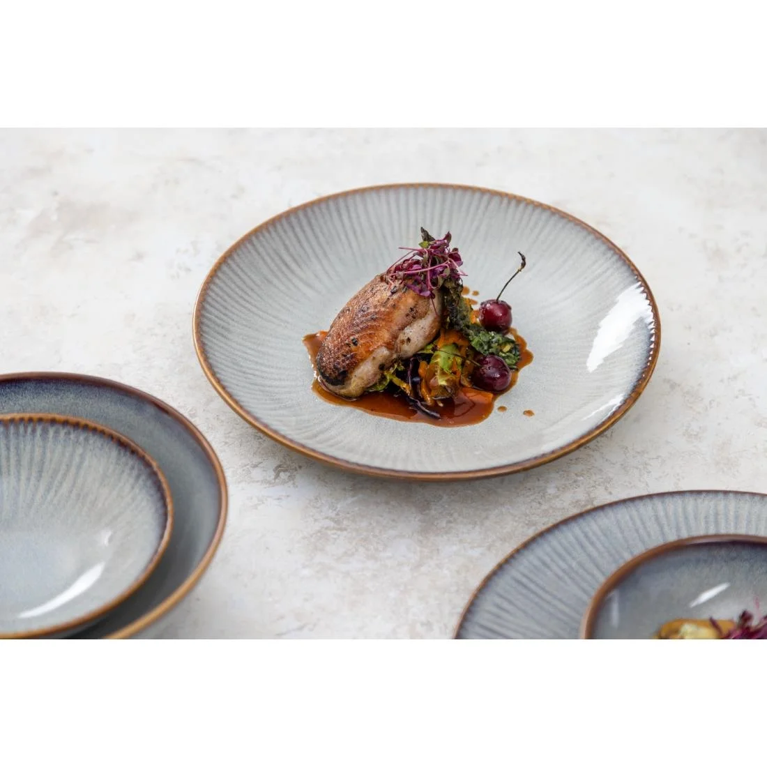 Olympia Drift Embossed Coupe Bowls 155mm (6 Pack) - Image 13
