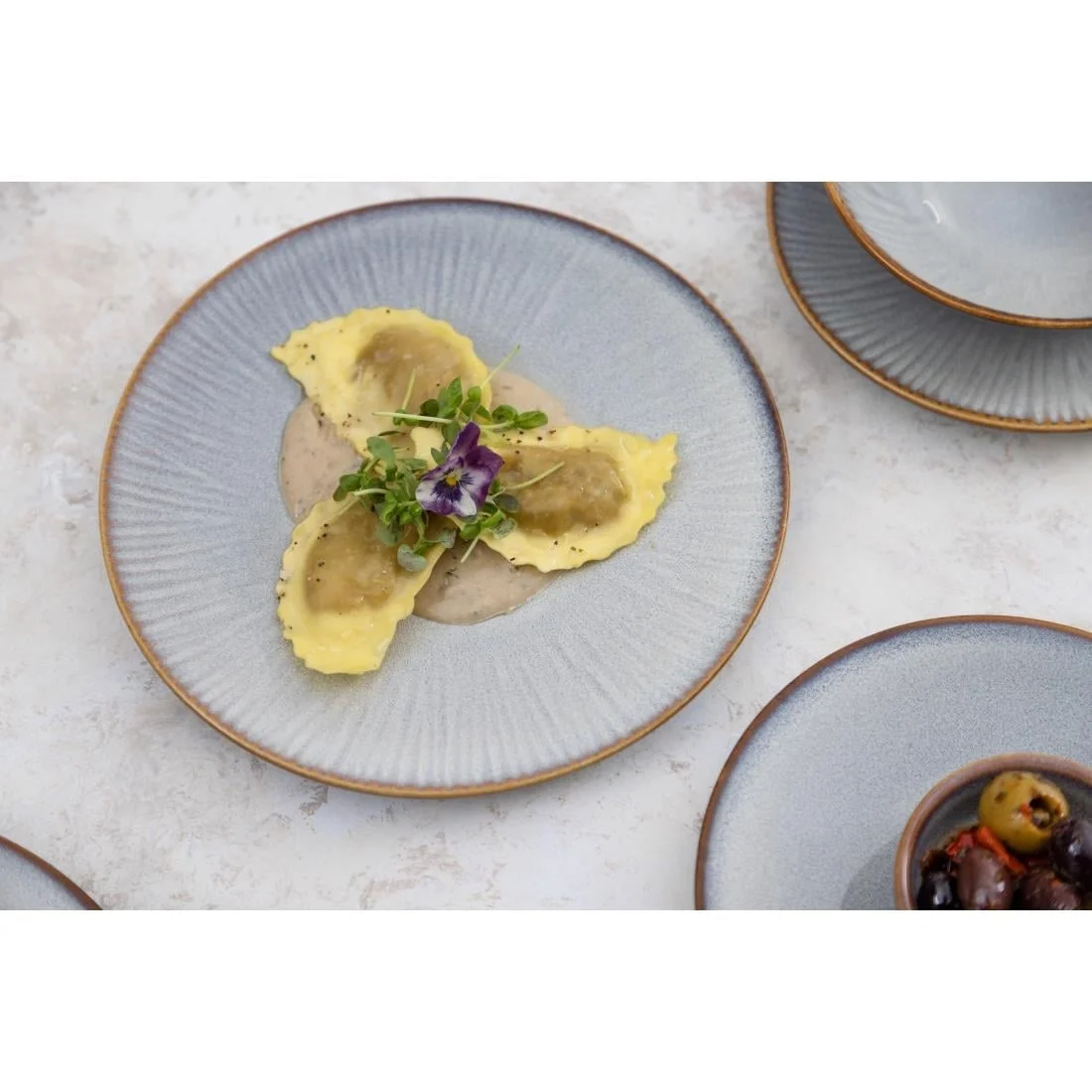 Olympia Drift Embossed Coupe Plates 180mm (6 Pack) - Image 18