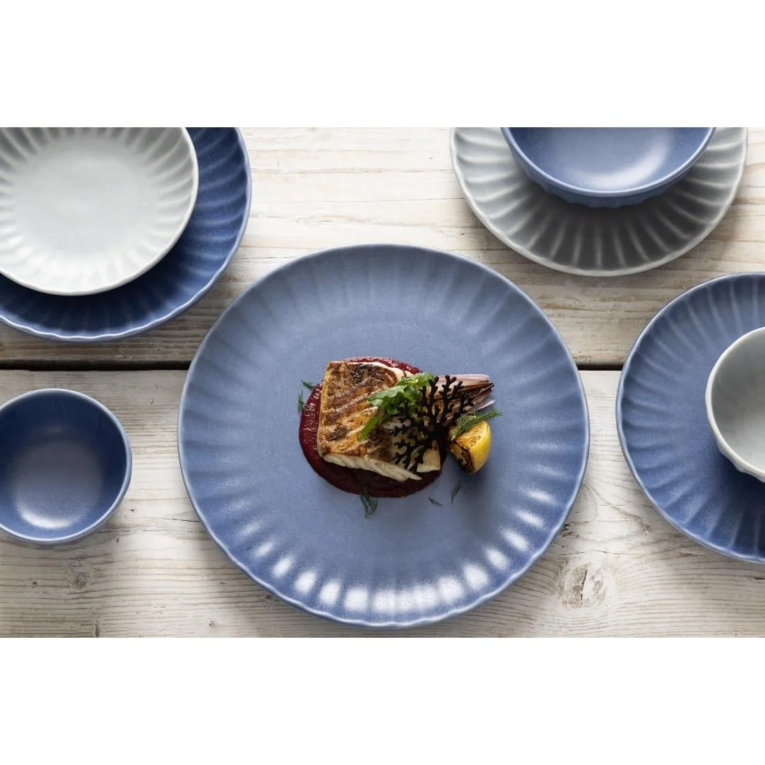 Olympia Corallite Plates Blue 205mm (6 Pack) - Image 9