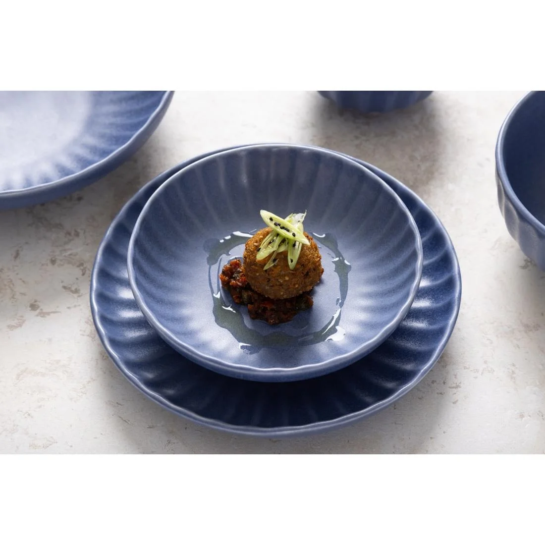 Olympia Corallite Coupe Bowls Blue 220mm (6 Pack) - Image 10
