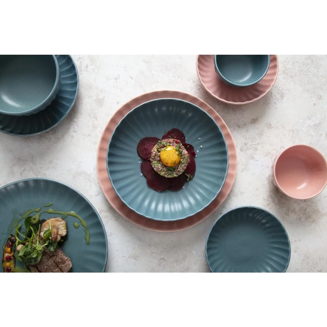 Olympia Corallite Deep Bowls Green 150mm (6 Pack) - Image 8