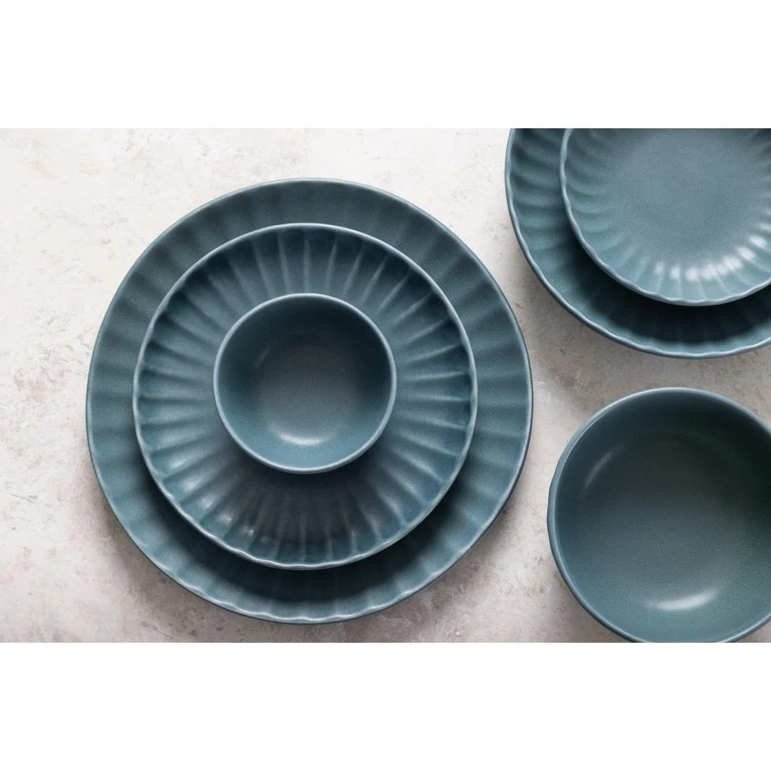 Olympia Corallite Plates Green 280mm (6 Pack) - Image 10