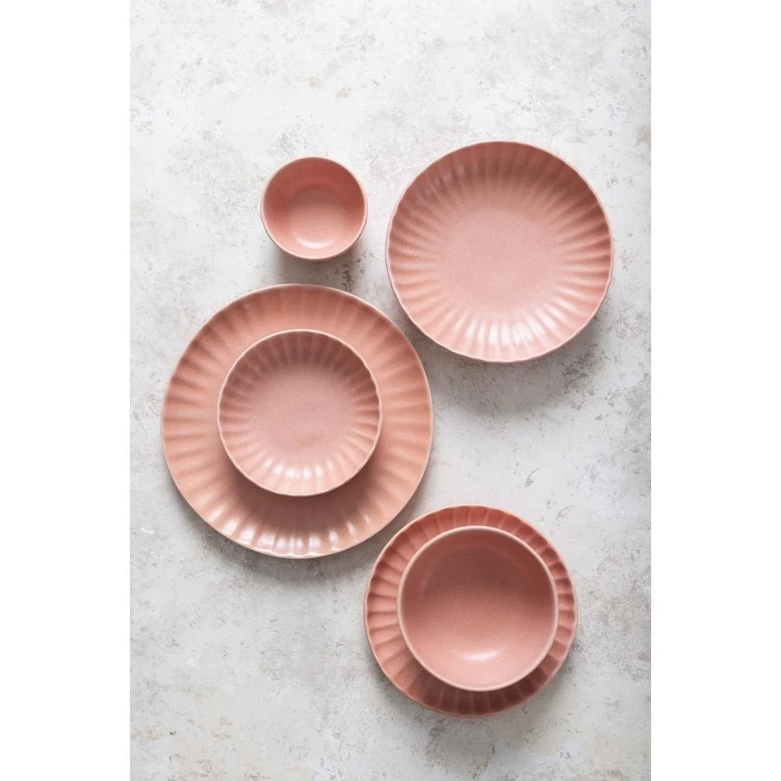 Olympia Corallite Coupe Bowls Peach 220mm (6 Pack) - Image 4