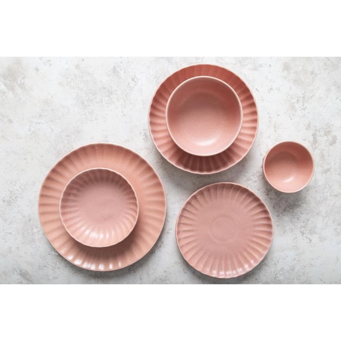 Olympia Corallite Coupe Bowls Peach 220mm (6 Pack) - Image 3