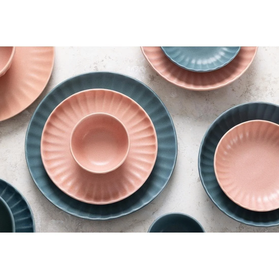 Olympia Corallite Deep Bowls Peach 105mm (12 Pack) - Image 11
