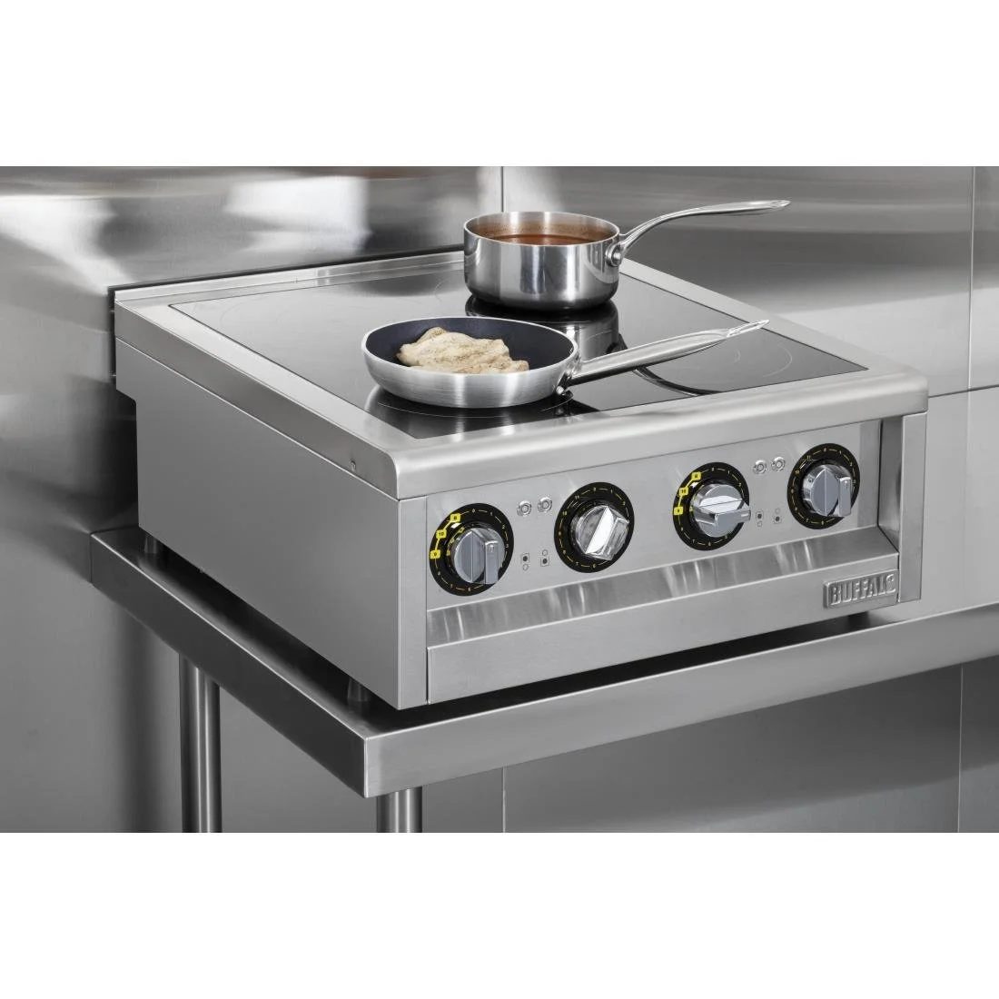 Buffalo 600 Series 4 Zone Induction Hob 2 x 3kW - Image 8