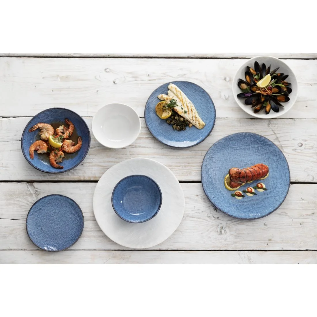 Olympia Denim Coupe Plates Blue 180mm (6 Pack) - Image 8