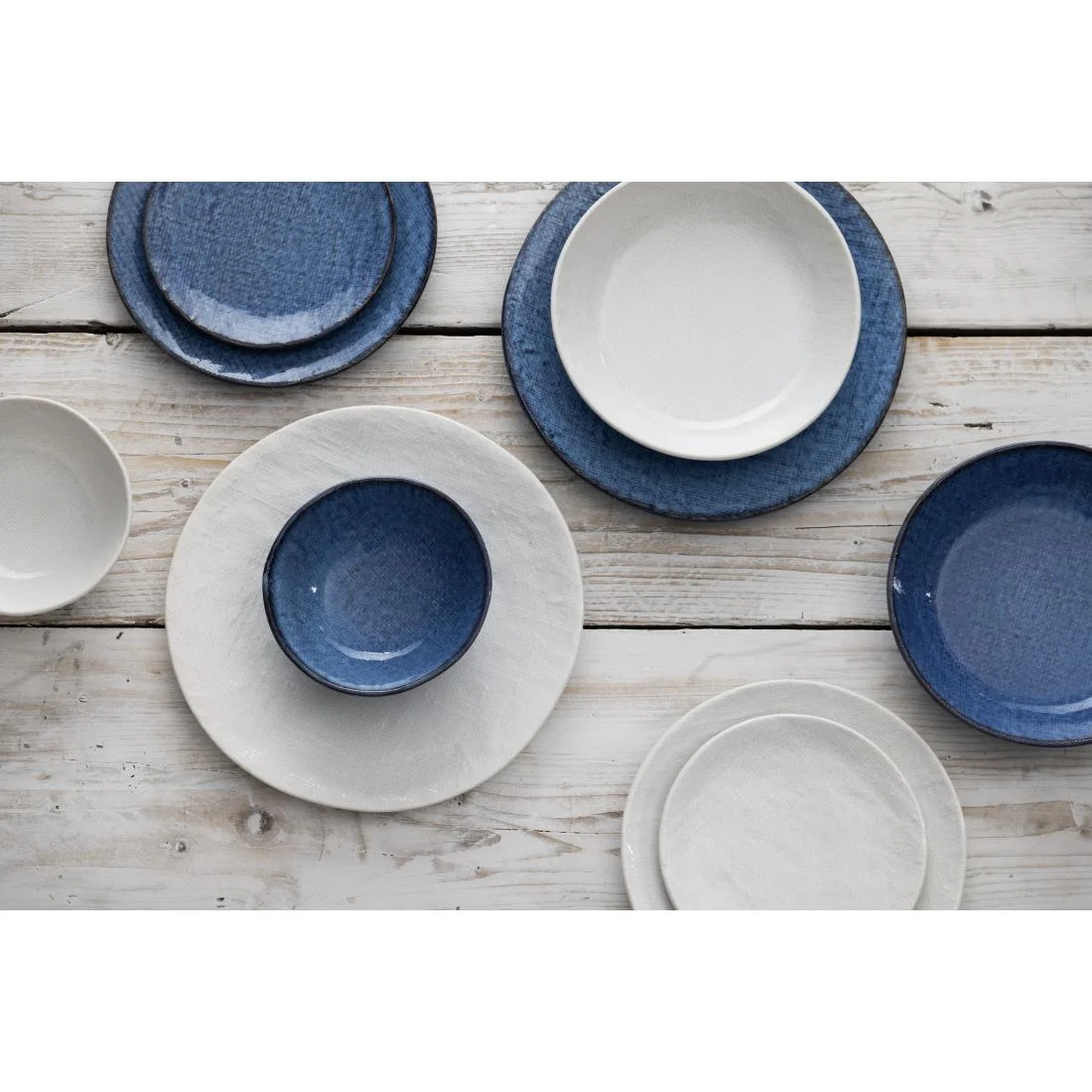 Olympia Denim Coupe Plates Blue 180mm (6 Pack) - Image 9