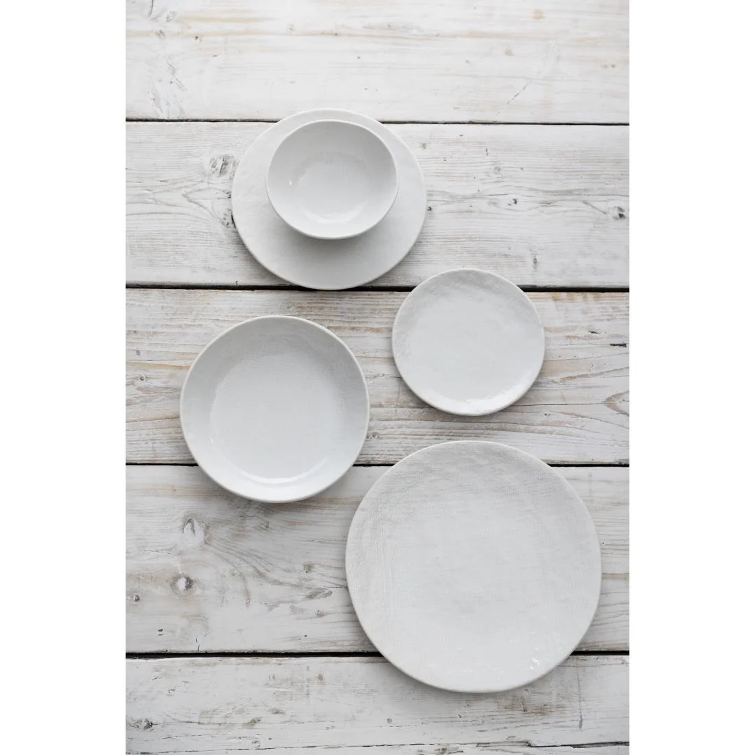Olympia Denim Coupe Plates White 285mm (4 Pack) - Image 2