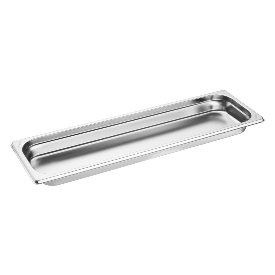 Vogue Stainless Steel Gastronorm 2/4 Tray 40mm - Image 2