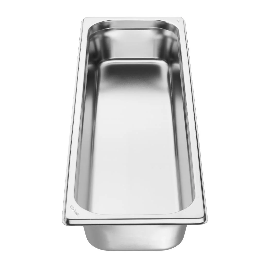 Vogue Stainless Steel Gastronorm 2/4 Tray 65mm - Image 3